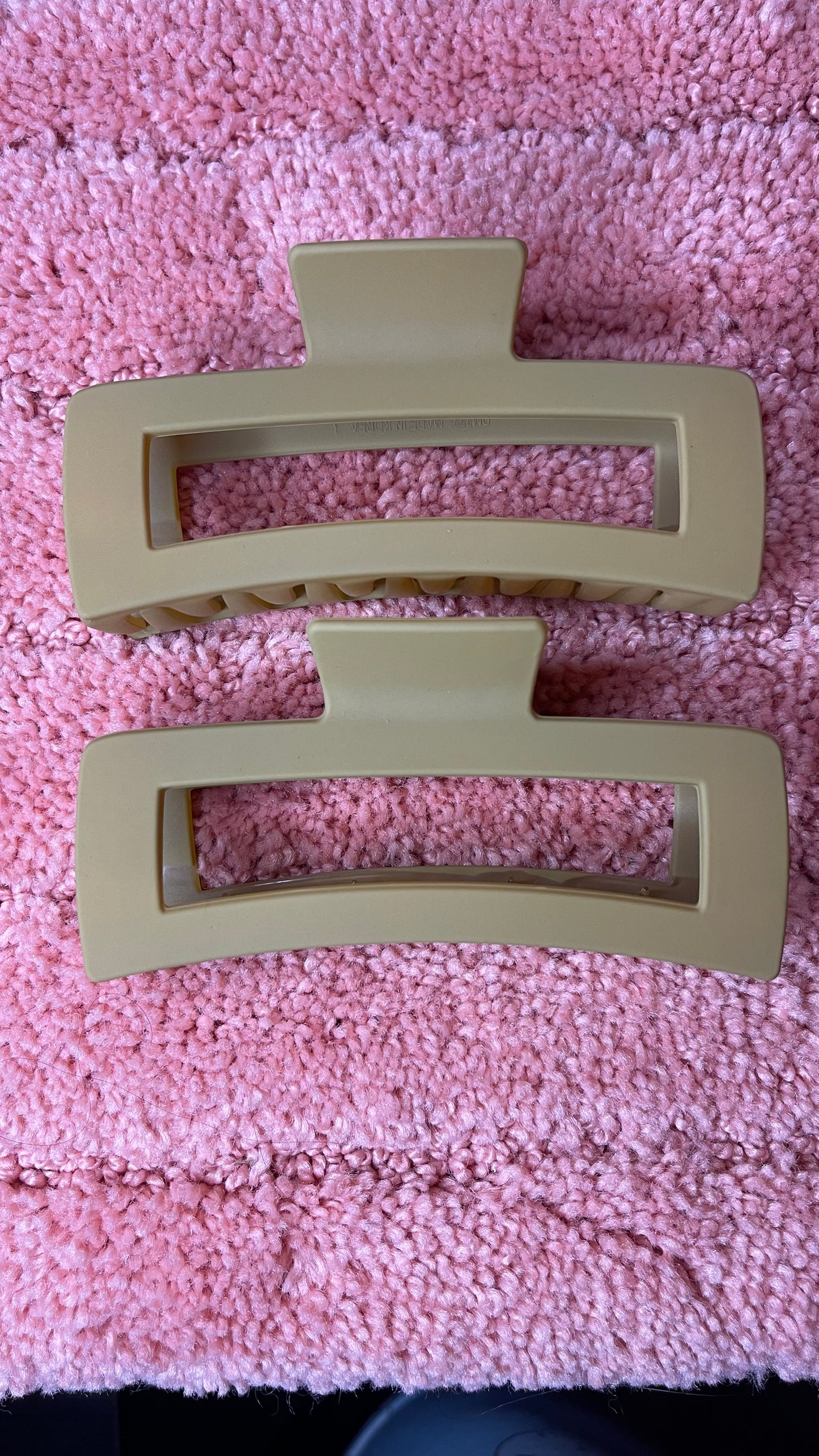 JUMBO SIZED CLAW CLIPS (neutral/spring colors)